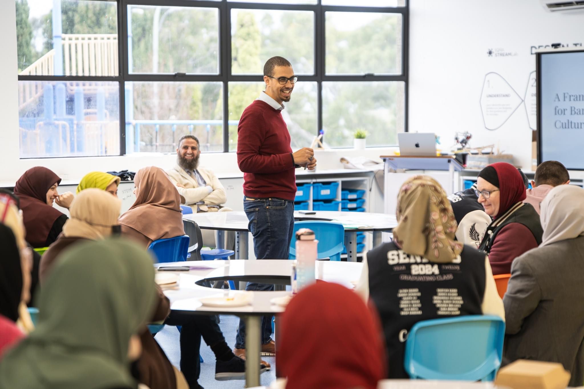 Mohammed Faris leading a Barakah Culture workshop